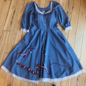 Vintage Size 11 Gunne Sax Dress